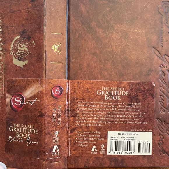 NWT The Secret Gratitude Book Hardcover Journal - Picture 5 of 6